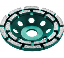 Двухрядная алмазная чашка Kraftool Double d 125 мм, INDUSTRIAL