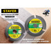 STAYER WOODCUT 115х22,2мм, 3 резца, диск пильный по дереву для УШМ