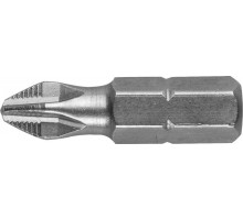 Биты STAYER ″PROFI″, хвостовик C 1/4″, PH №2, 25мм, 2 шт