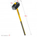 STAYER Hercules 8 кг кувалда с фиберглассовой удлинённой рукояткой