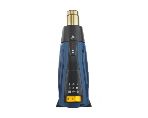 RAPID R2200 фен строительный 2200 Вт. Регулировка температуры: 60-650 °C. Расход воздуха: 250-500 л/мин. Светодиодная индикация нагрева