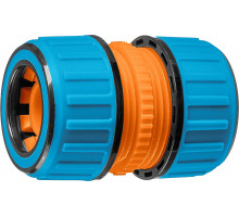 GRINDA PROLine TM-34, 3/4″, муфта ремонтная, для шланга, из ударопрочного пластика с TPR