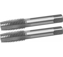 ЗУБР М12x1.5мм, комплект метчиков, сталь 9ХС, ручные, 4-28006-12-1.5-H2