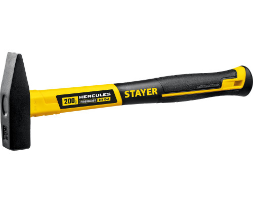STAYER Hercules 200 г молоток слесарный с фиберглассовой рукояткой