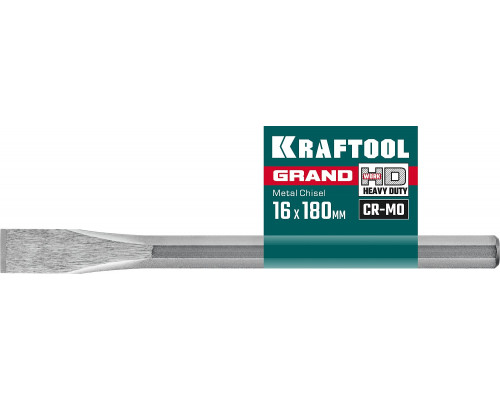 KRAFTOOL Grand зубило слесарное по металлу, 16х180 мм