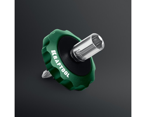 KRAFTOOL SPACE Ratchet суперкомпактная реверсивная трещотка для бит и головок (25890)