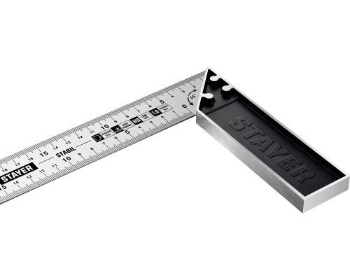 STAYER 250 мм, столярный угольник, Professional (3431-25)