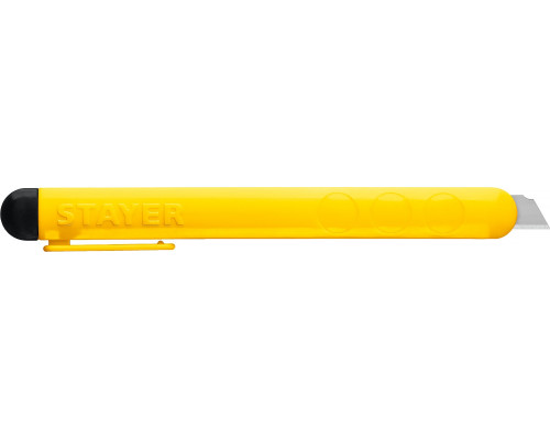 Нож из АБС пластика QUICK-9, сегмент. лезвия 9 мм, STAYER