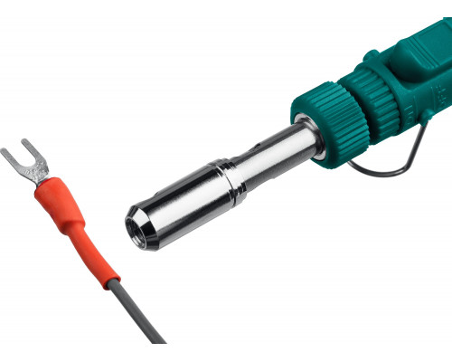 Газовый паяльник KRAFTOOL SolderPro 70A, набор 3-в-1, 30-70 Вт, горелка, фен, 1300°С