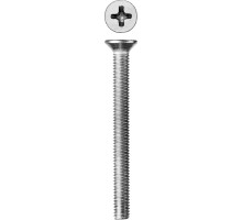 Винт DIN 965, M5 x 55 мм, 5 кг, кл. пр. 4.8, оцинкованный, ЗУБР