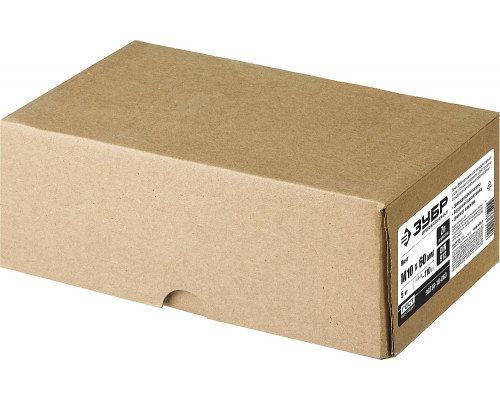Винт DIN 912, М10x60 мм, 5 кг (110 шт.), кл. пр. 8.8, оцинкованный, ЗУБР