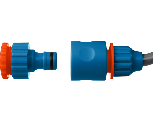GRINDA PROLine набор поливочный: шланг спиральный 3/8″x15м, пистолет-распылитель, адаптеры
