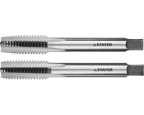 STAYER M12х1.5, комплект метчиков, 2 шт