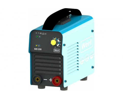 WERT SVD 230 Инвертор,150-250В,5.4кВт,20-230А,ПВ=230А/60%,O1.6-5мм,3.2кг.
