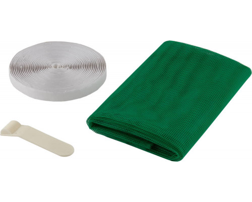 Сетка STAYER ″COMFORT″ противомоскитная для окна, с крепежной лентой, зеленая, ПЭТ, 1,1 х 1,3м