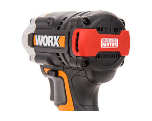 Винтоверт ударный бесщеточный аккумуляторный WORX WX261.9, 20В, без АКБ и ЗУ, коробка