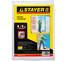 Пленка STAYER ″MASTER″ защитная укрывочная, HDPE, 12 мкм, 4 х 5 м
