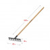 Садовые грабли GRINDA GT-12 WOOD 310 х 80 х 1300 мм 12 прямых зубцов деревянный черенок