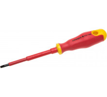 Отвертка STAYER ″PROFI″ ″ELECTRO″ диэлектрическая до 1000В, двухкомп рукоятка, SL 5,5 х 125мм