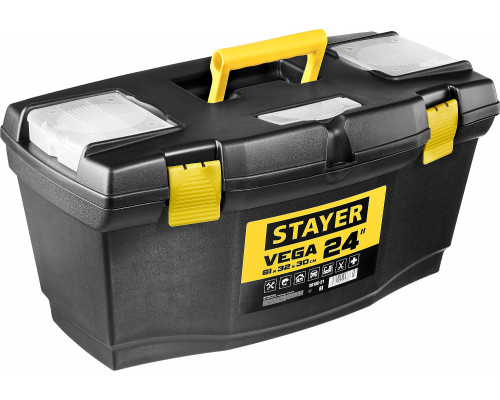 Ящик для инструмента ″VEGA-24″ пластиковый, STAYER