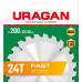URAGAN Fast 200х32/30мм 24Т, диск пильный по дереву