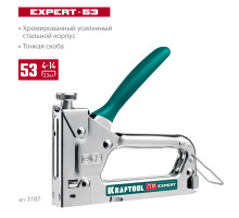 Стальной компактный степлер тип 53(4-14мм), KRAFTOOL Expert-53