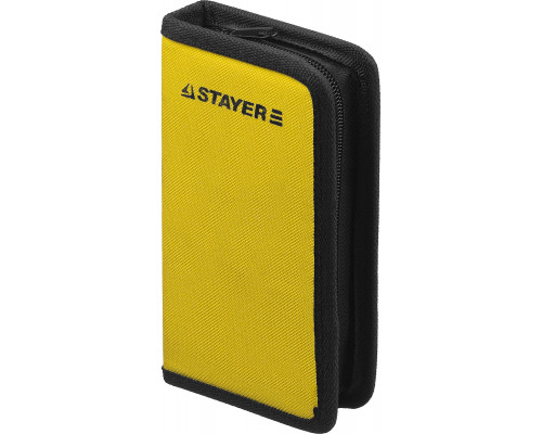 Набор STAYER Ключи ″MASTER″ имбусовые короткие, Cr-V, сатинированное покрытие, чехол, HEX 2-14мм, 10 пред