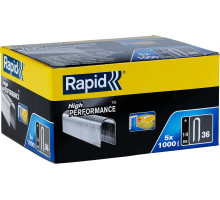 RAPID 14 мм плоские скобы, супертвердые, профессиональные тип 36, 5000 шт