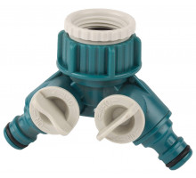 RACO ORIGINAL 3/4″ - 1″, распределитель поливочный, с внутренней резьбой, двухканальный
