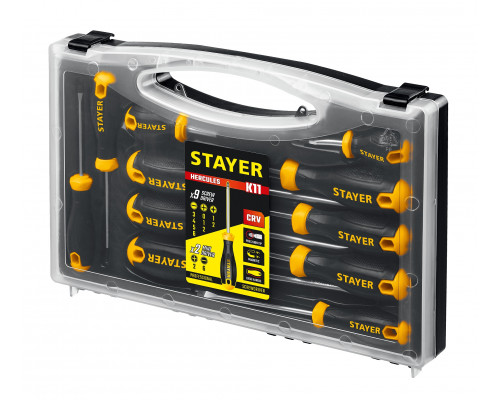 STAYER Hercules-K11 набор отверток 11 шт