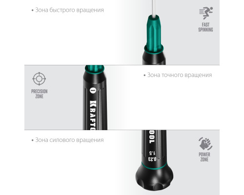 Precision отвертка для точных работ SL 1.5, KRAFTOOL