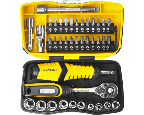 STAYER PRO Compact 39 универсальный набор инструмента 39 предм.