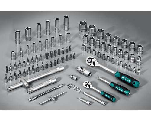 KRAFTOOL X-Drive 94, 94 предм., (1/2″+1/4″), универсальный набор инструмента (27883-H95)