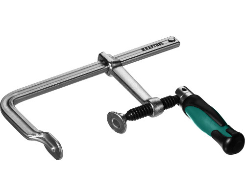 FORGE FF-200/100 струбцина тип F 200/100 мм, 450 кгс, KRAFTOOL