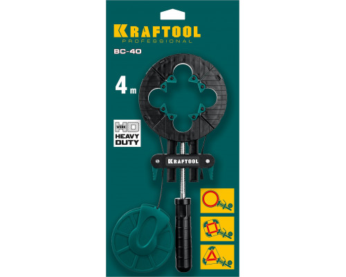 BC-40 ременная струбцина 4 м, KRAFTOOL