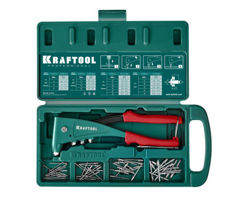 KRAFTOOL X-5F заклепочник с функцией FIX (удержание заклепки)
