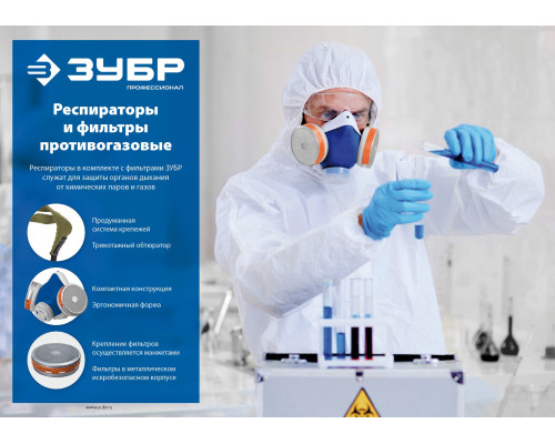 ЗУБР два фильтра в упаковке, фильтры для РПГ-67, Профессионал (11142)