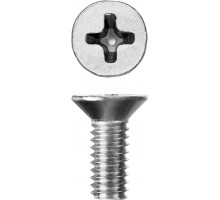Винт DIN 965, M4 x 10 мм, 5 кг, кл. пр. 4.8, оцинкованный, ЗУБР