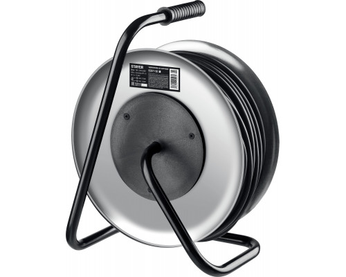 STAYER PRO-315, КГ, 3 x 1.5 мм2, 50 м, 3700 Вт, IP44, силовой удлинитель на стальной катушке (55077-50)