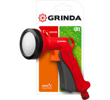 GRINDA P-S, душевой, курок спереди, пистолет поливочный пластиковый