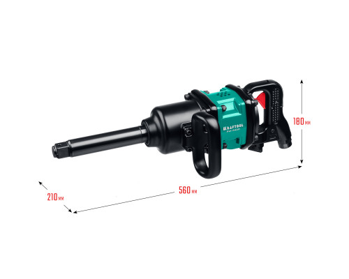 KRAFTOOL PW-3400 ударный пневматический гайковерт, 1″, 3400 Нм