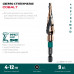 KRAFTOOL COBALT 4-12мм, 9 ступеней, азотирование, винтовая спираль, сверло ступенчатое(29691-4-12-9)