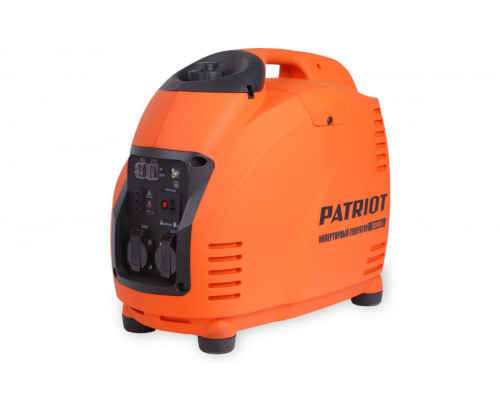 Генератор инверторный PATRIOT 3000i, 3,0/3,5 кВт, уровень шума 63 dB, вес 29,5 кг