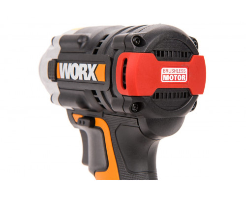 Винтоверт ударный бесщеточный аккумуляторный WORX WX261.9, 20В, без АКБ и ЗУ, коробка