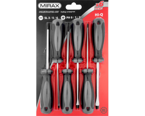 MIRAX 6 шт набор отверток