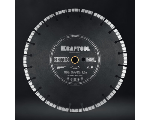 KRAFTOOL BETON 350 мм (25.4/20 мм, 12х3.2 мм), алмазный диск (36686-350)