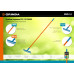 GRINDA PR-12S FIBER, 310 х 80 х 1500 мм, 12 прямых зубцов, углеродистая сталь, фибергласовый черенок, садовые грабли, PROLine (39652)