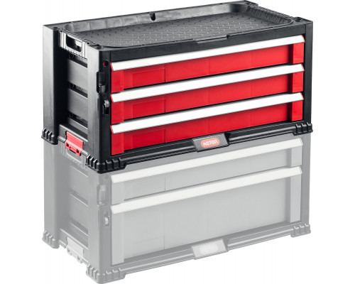 Ящик с 3 выдвижными полками ″DRAWER-3″, 22″ KETER