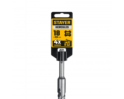 STAYER HERCULES-4Х 18x600 мм, SDS-plus бур (29290-600-18)