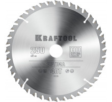 KRAFTOOL Optima, 250 х 32 мм, 40Т, пильный диск по дереву (36951-250-32)